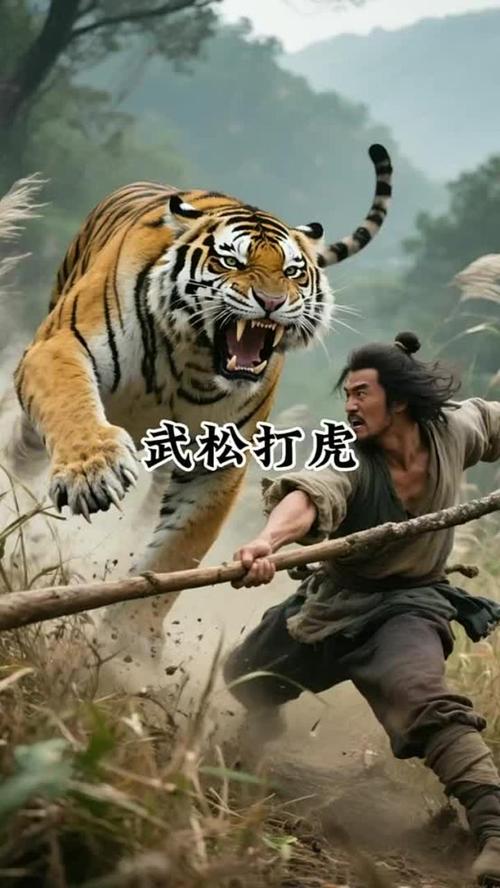 武松打虎电影-景阳冈-醉拳-猛虎
